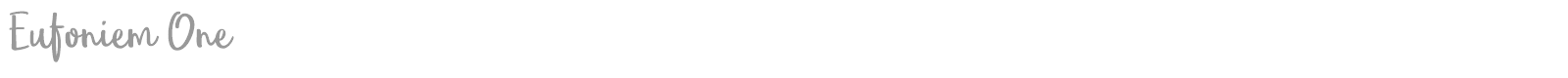Eufoniem font preview